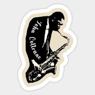 John Coltrane T-shirt Sticker